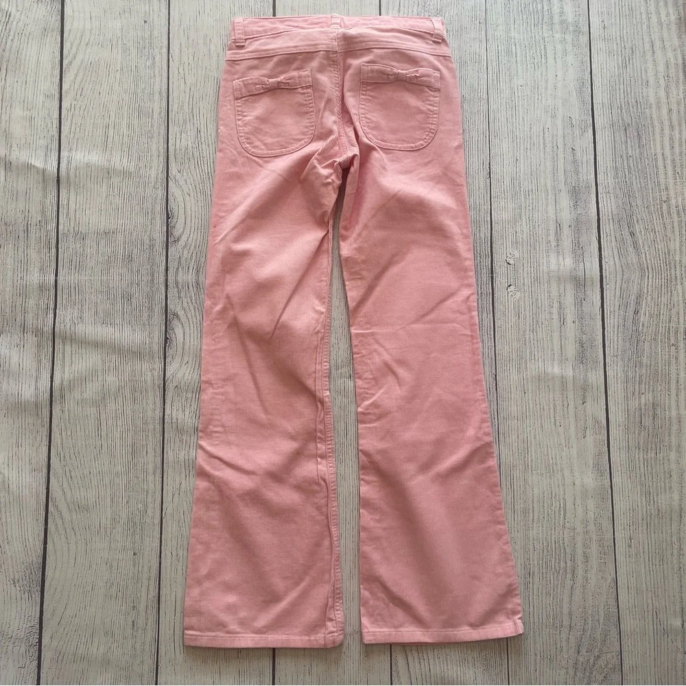 Gymboree Glamour Ballerina Pink Gem Bootcut Corduroy Pants size 12